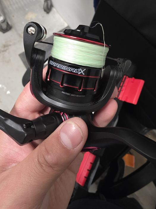 Combo pescuit spinning lanseta berkley si mulineta abu garcia