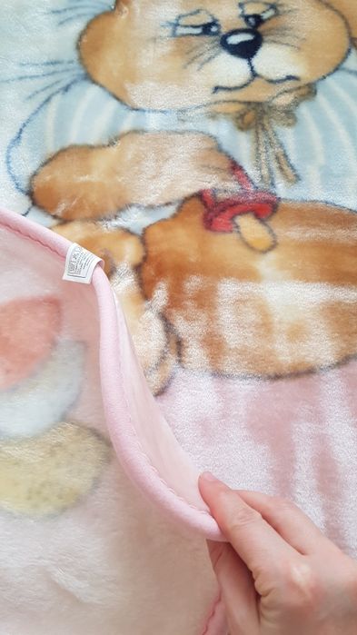 Păturică groasă roz