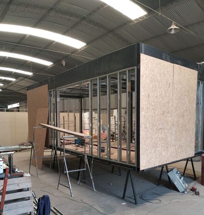 Каркасный дом...