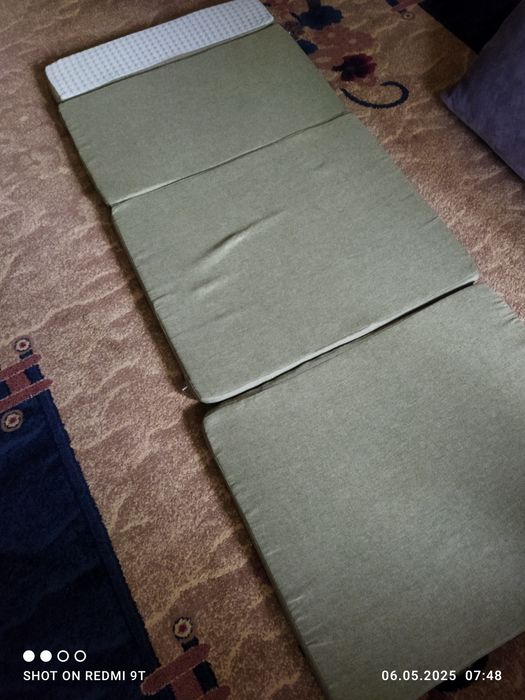 Складной матрас размер 80*200 см.