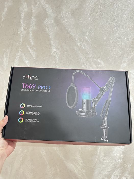 микрофон fifine t669 pro3