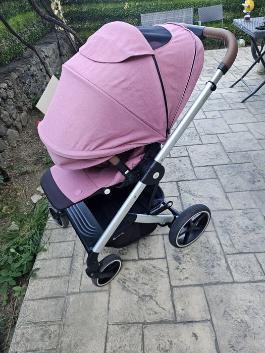 Cybex Balios S Lux детска количка розов цвят magnolia pink