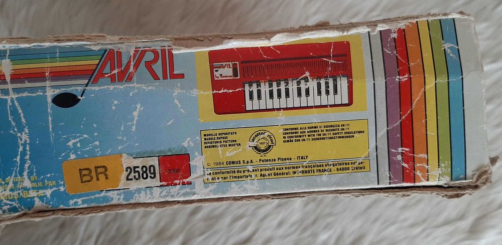 Детски колекционерски въздушен мини орган BONTEMPI, Италия 1985 г.