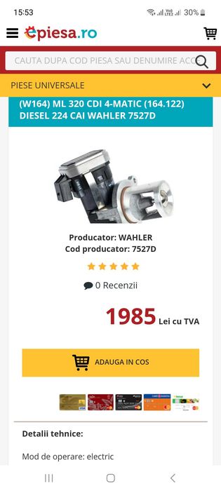 EGR Mercedes-Benz ! 2002-2009