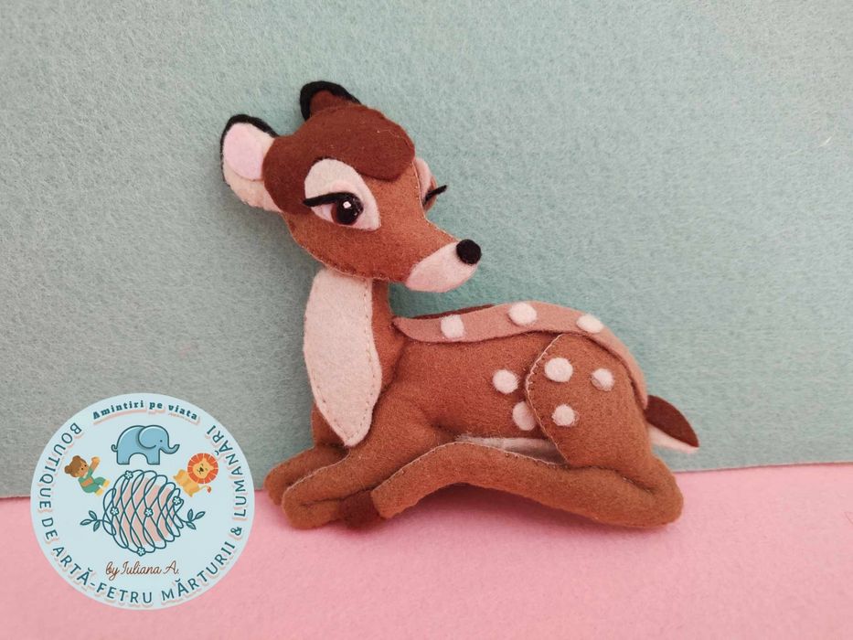 Figurine din fetru pentru lumanari botez