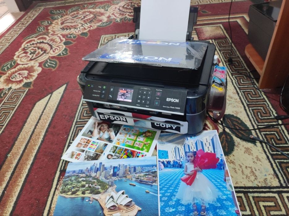 Epson tx 650 kopiya skanerli trivadnom yangi printr, Olasiz ishlatasiz