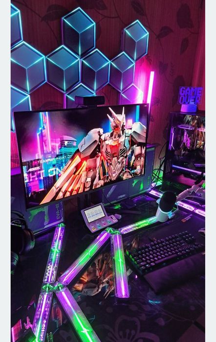 lumini ambientale Govee Wi-Fi Gaming Light Bars Evangelion EVA-01 H6047