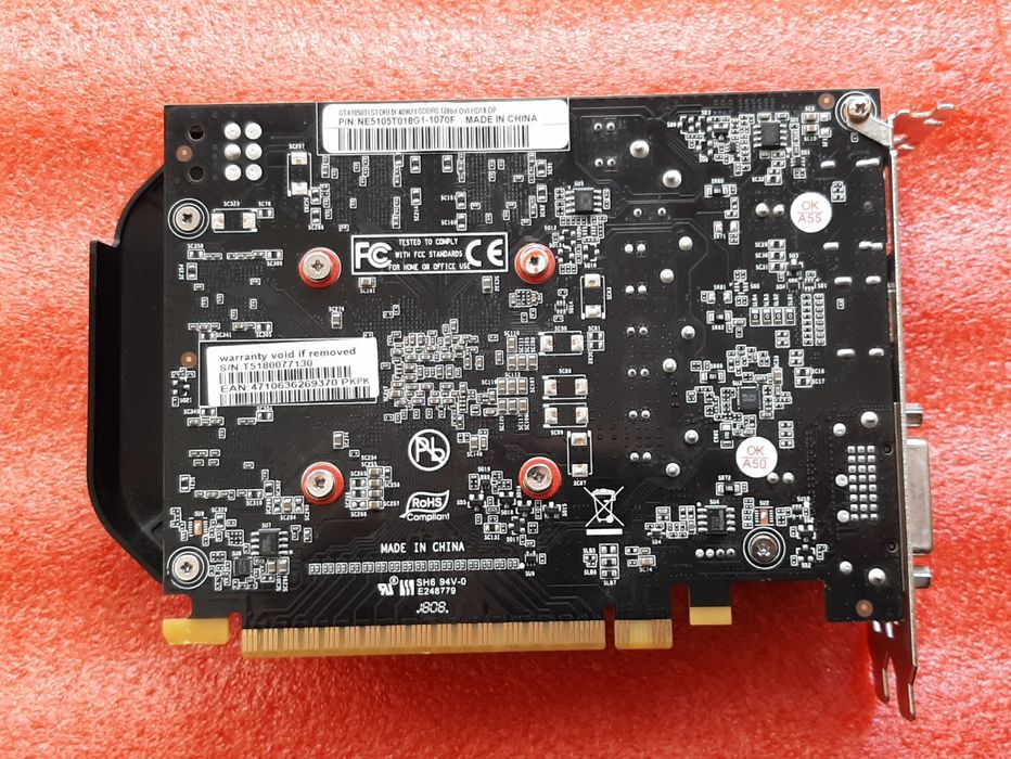 Видеокарта Palit GeForce GTX 1050 Ti 4GB StormX