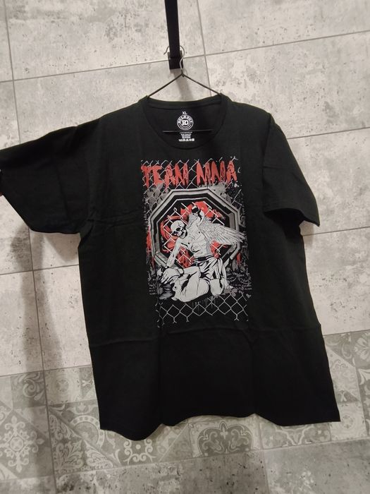 Tricou team mma rule out XL bumbac nou