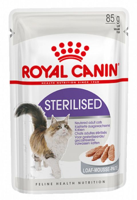 Royal Canin Sterilised влажный и сухой