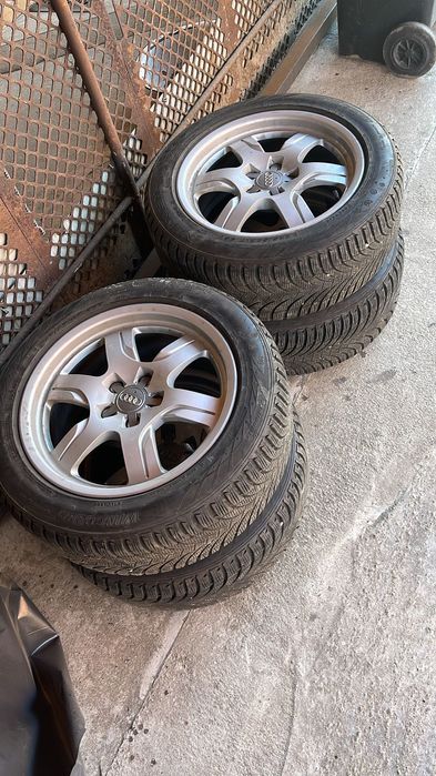 Set complet Jante concave Audi+Anvelope iarna