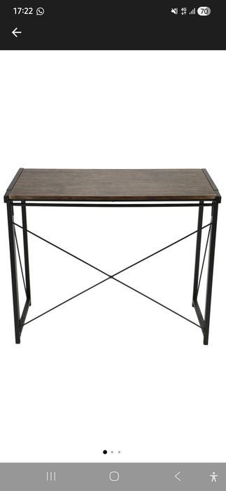 Masa de birou maro pliabila, care se strange