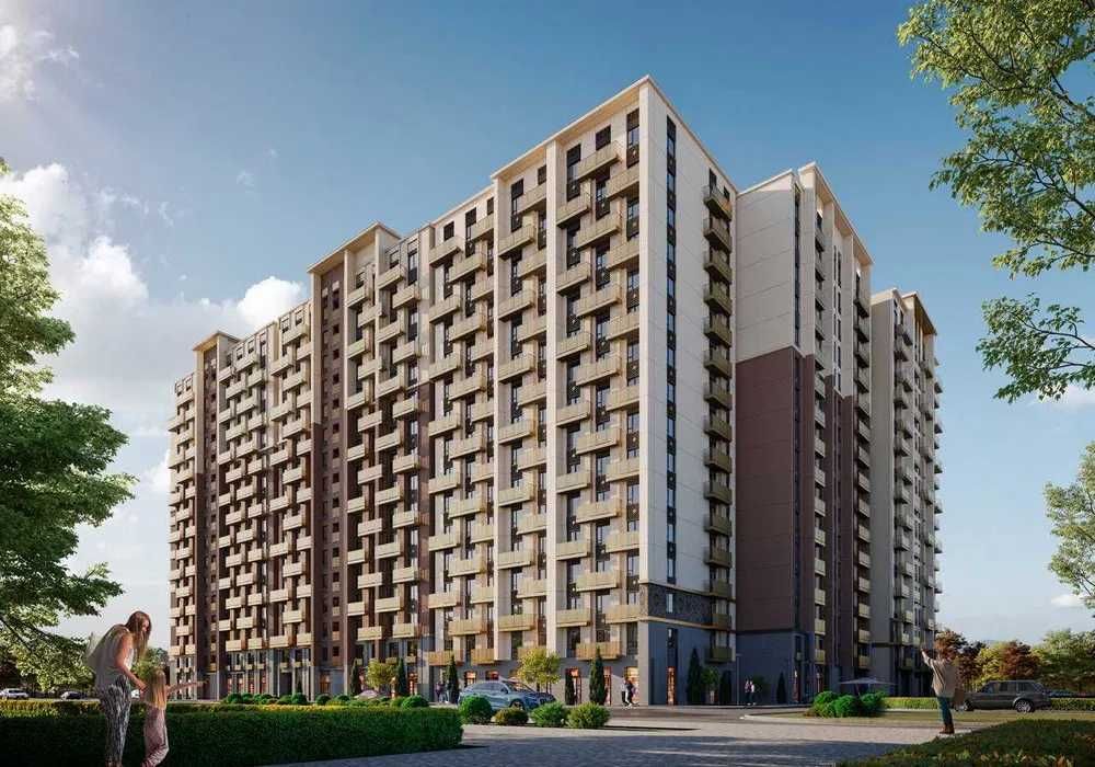 ЖК BI SAN`AT 1-к квартира 37.44 м2. г. Ташкент, ул. Фергана йули