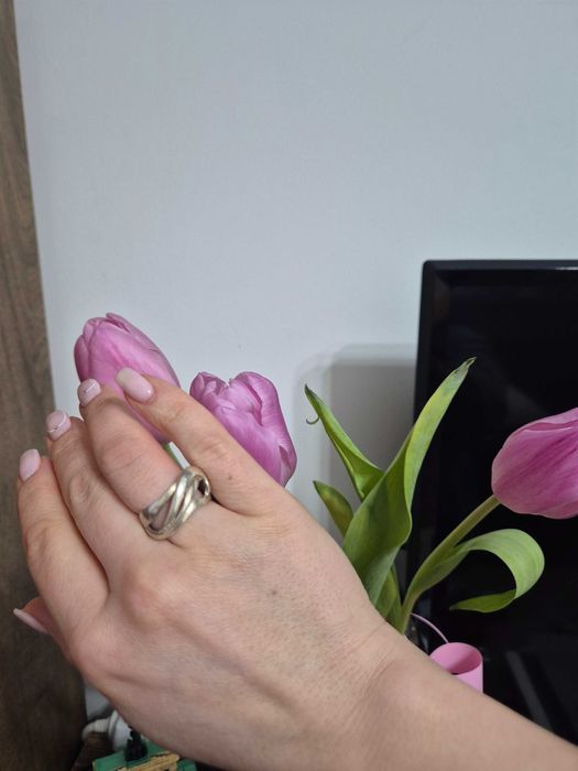 Сребро- обеци, пръстени и гривна