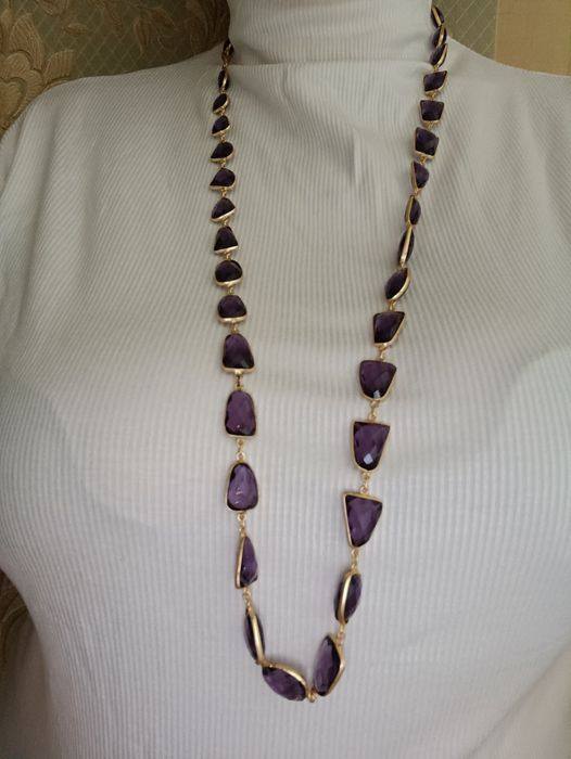 Продам длинные бусы из натуральных камней