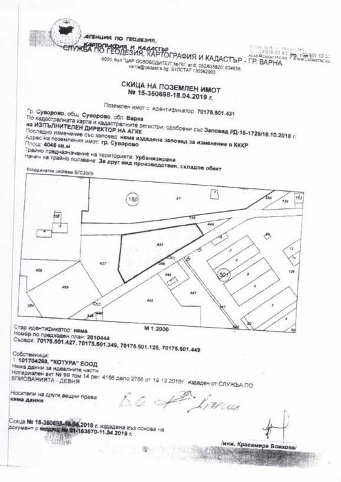 Урегулиран поземлен имот