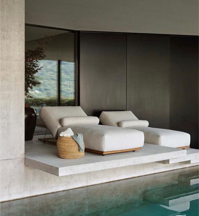 Sezlong piscina plaja