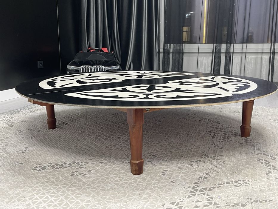 Круглый стол складной дерево