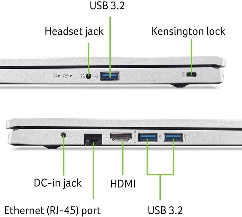 NOU! Acer Aspire3 IntelCore i5-12GEN/24GB/512GB SSD/17.3" zero cicluri