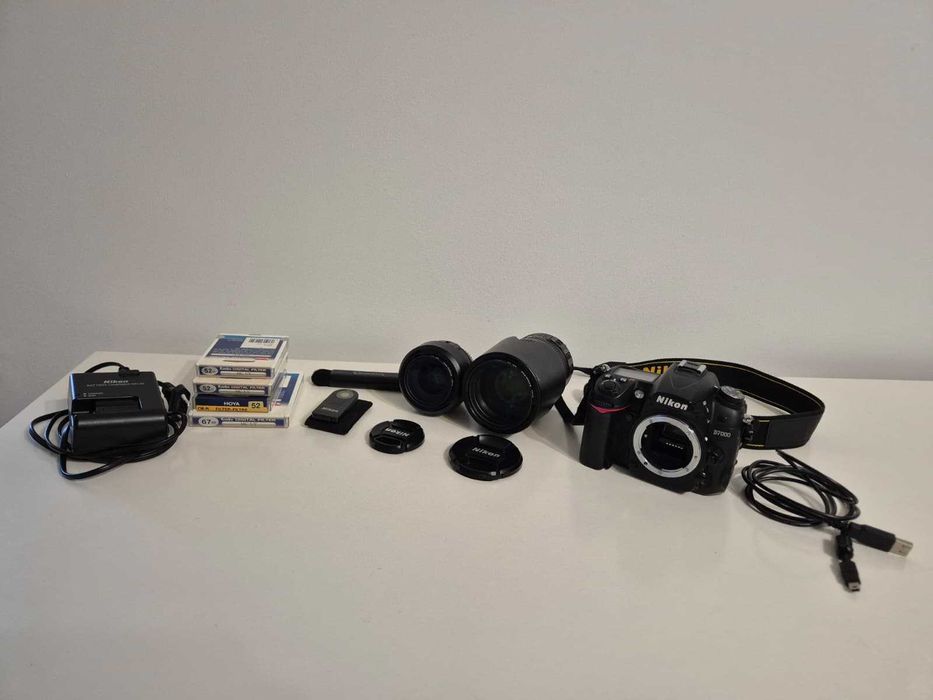 Nikon D7000 + obiective + accesorii COMPLETE – stare excelentă, doar 20211 cadre