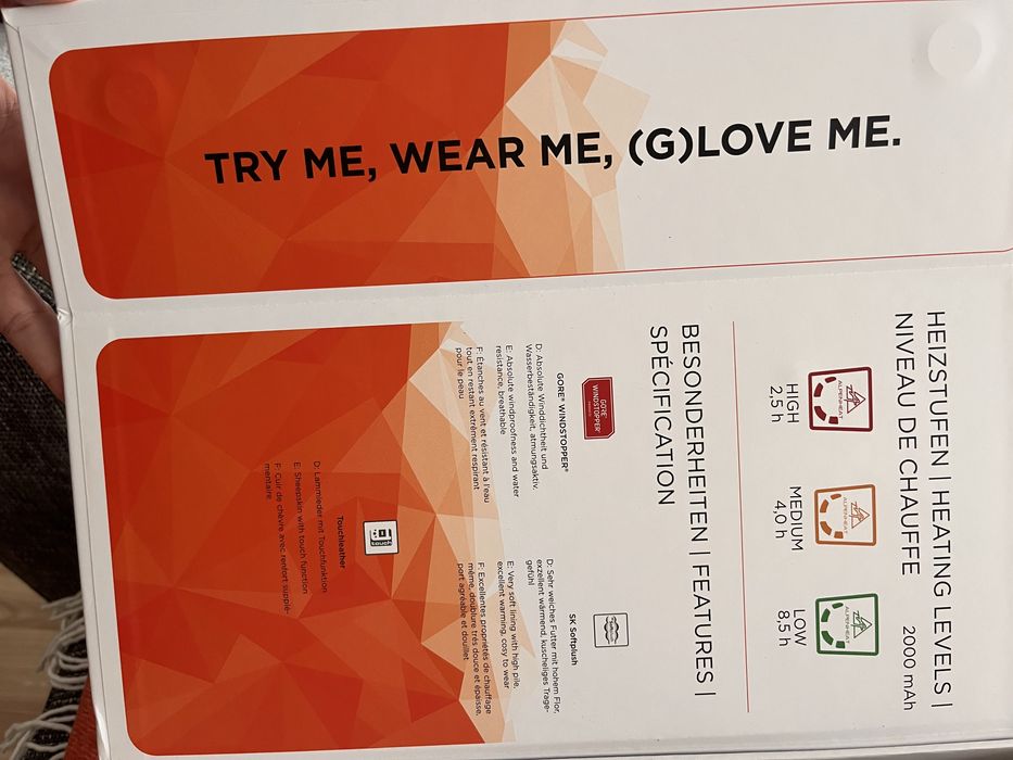 Загряващи зимни ръкавици Eska heated