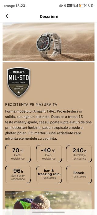 Ceas Amzfit T-Rex Pro