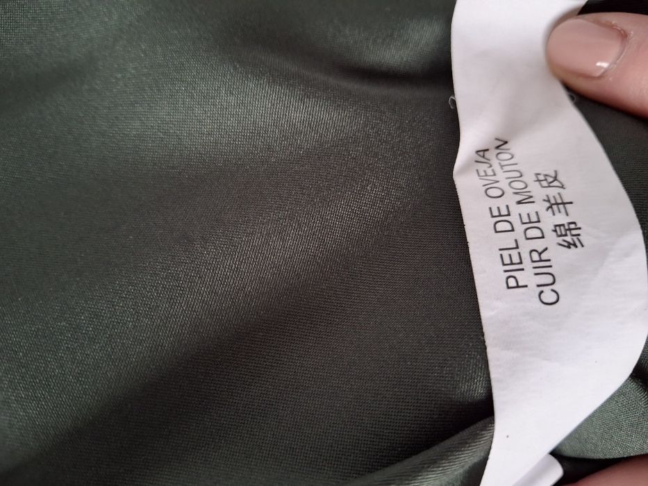 Geaca biker piele Stradivarius