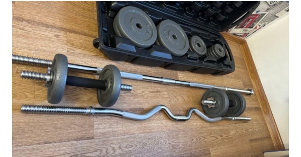 Разборные гантели, штанги 55 кг