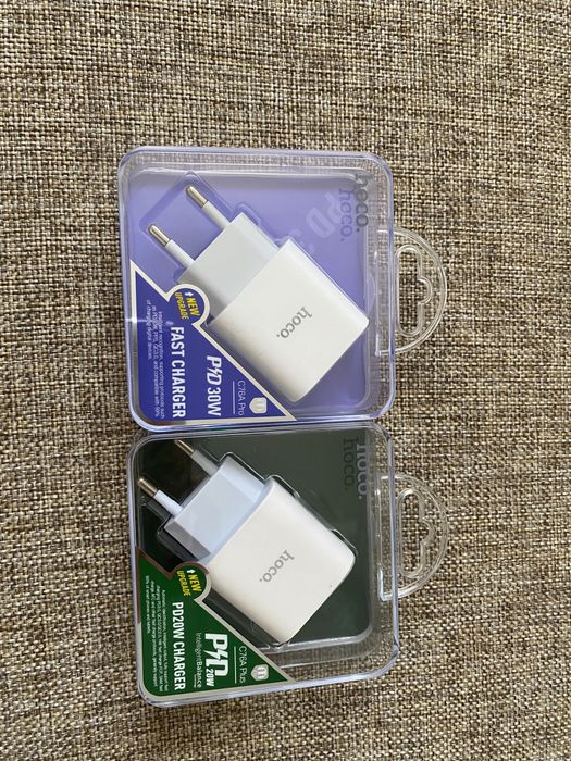 Адаптер быстрая зарядка для iPhone  USB-c lightning