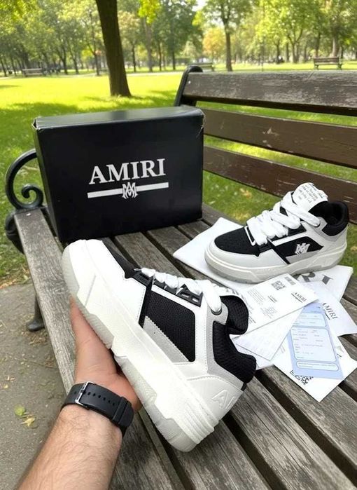 Amiri MA-1 Sneaker "White/Black"