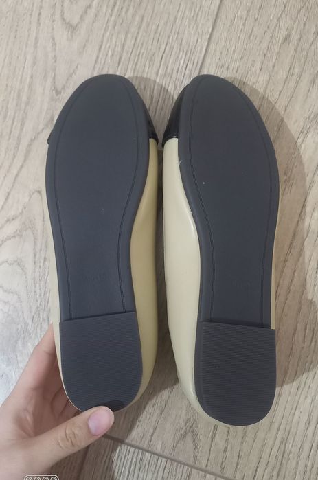 Бежевая  балетка