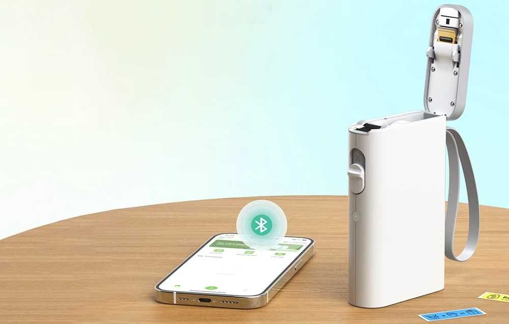 Nelko Bluetooth принтер за етикети два вида