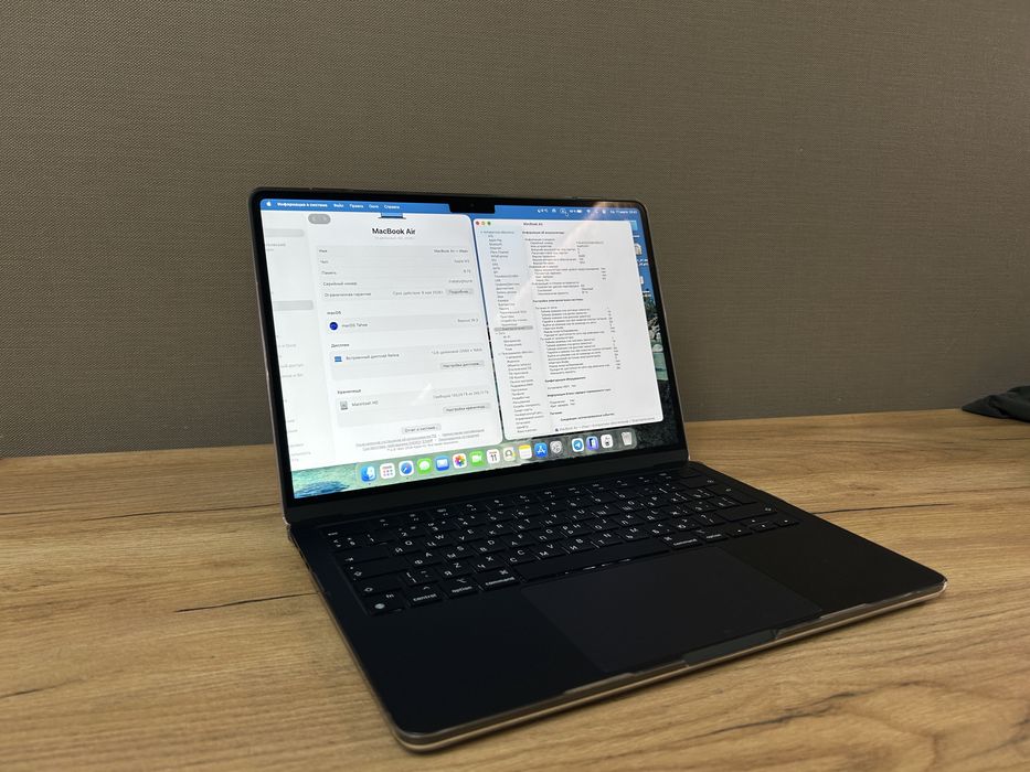 Продается Macbook air 13 m3 8/256
