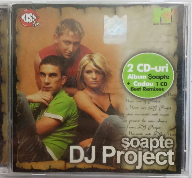 CD audio original ( dublu album)DJ Proiect - Șoapte