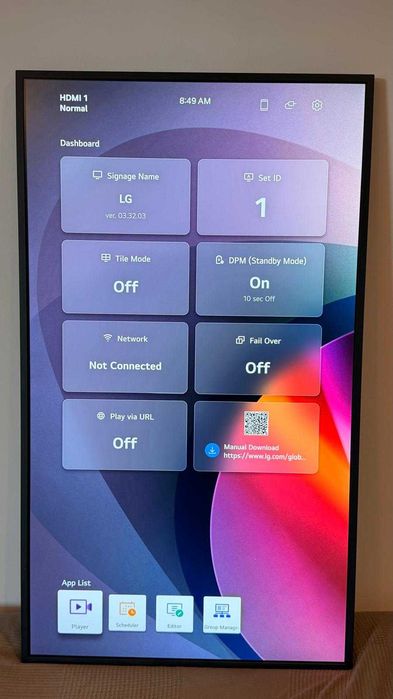 LG 43UH5Q-E – Display profesional 43” 4K UHD, Digital Signage, 24/7
