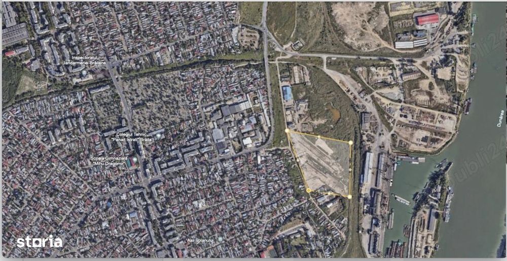 Teren de vanzare integral sau parcelat BRAILA, 63.000 mp, intravilan