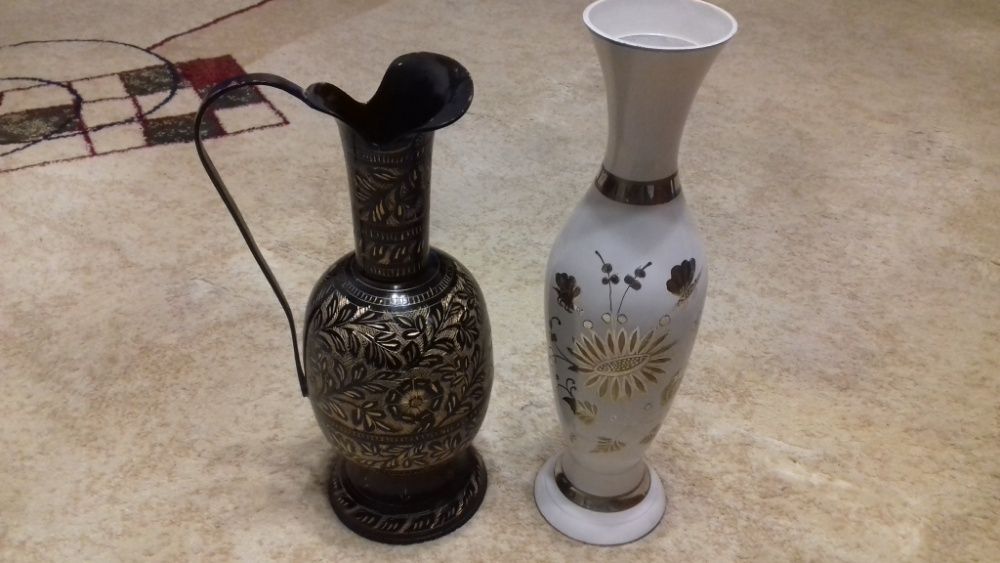 Две индийские вазы, ручная работа, куплены в СССР