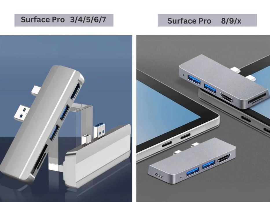 Универсальные Хабы для Microsoft Surface Pro