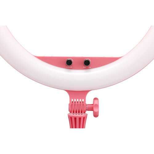 Розова LED ринг светлина Godox LR150 PINK Ring LED Light
