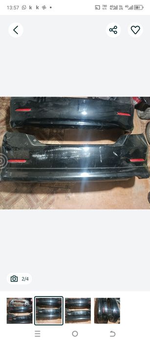 Toyota Camry 50 задний бампер