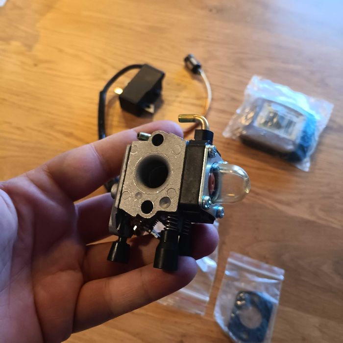 НОВ! Карбуратор + Бобина комплект за Stihl FS75 / FS80 / FS85