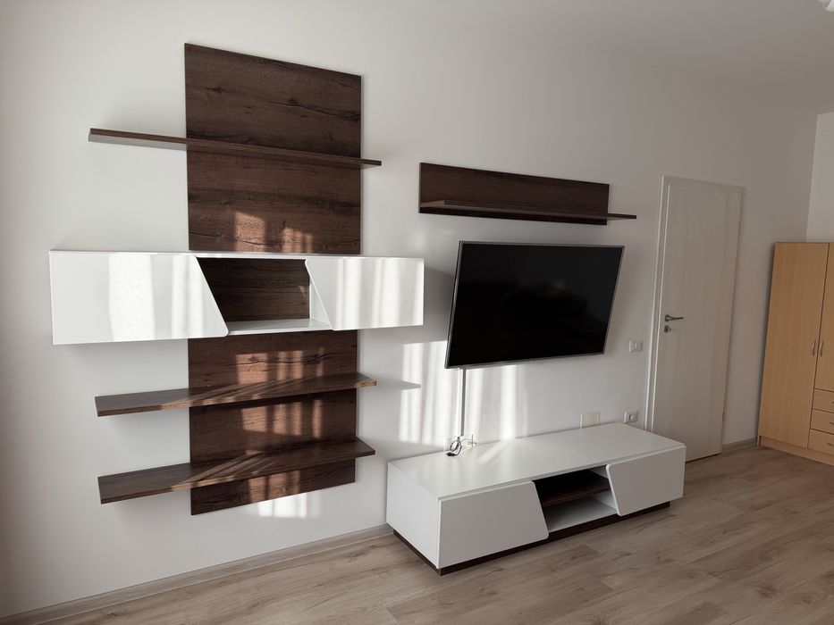 Set living HULON maro și alb