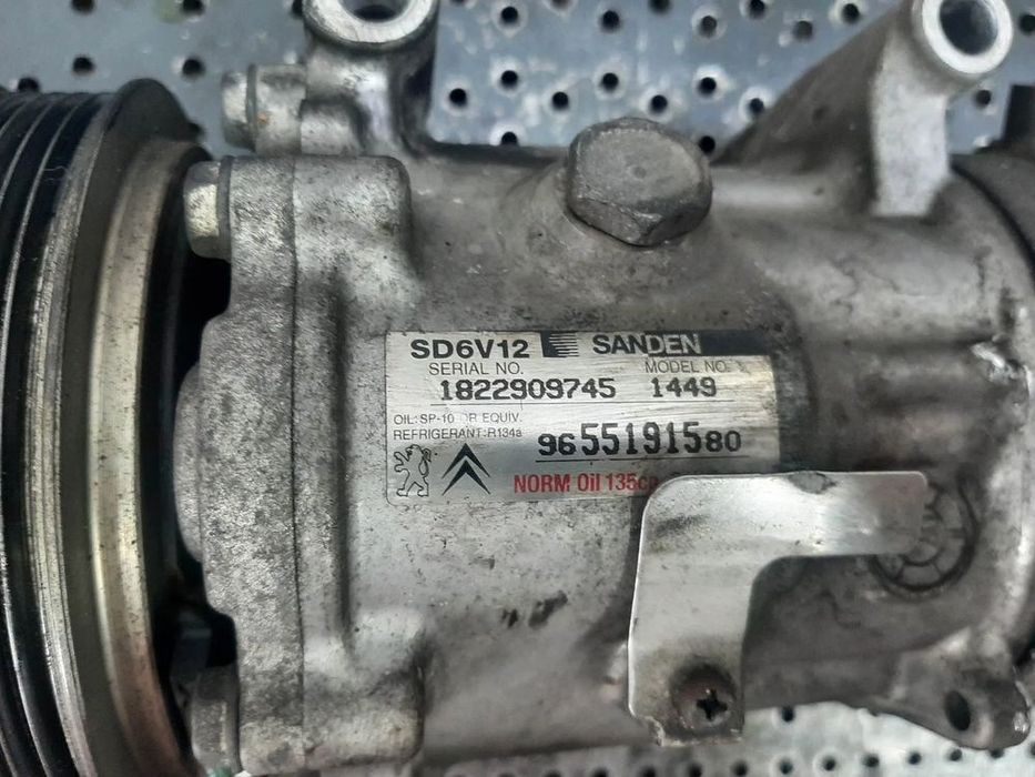 compresor clima ac citroen berlingo c2 c3 c4 xsara peugeot 206 207 307 partner 9655191580