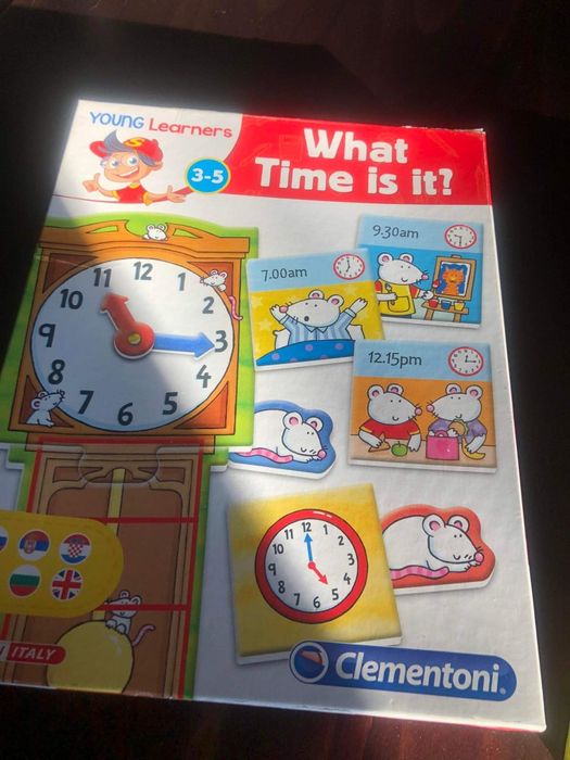 Игра за запознаване с часовника.