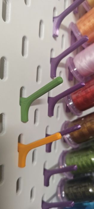 Ikea Skadis suport bobine ata 5cm