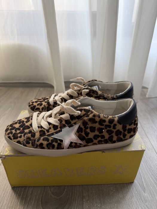 Golden Goose Super Star Animal Print Leopard