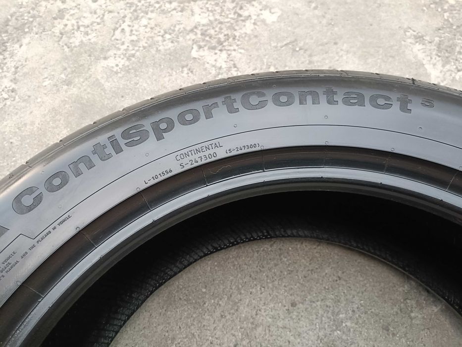 Doua anvelope vara 235 55 19 continental sportcontact 5 profil 6,8 mm dot 4423