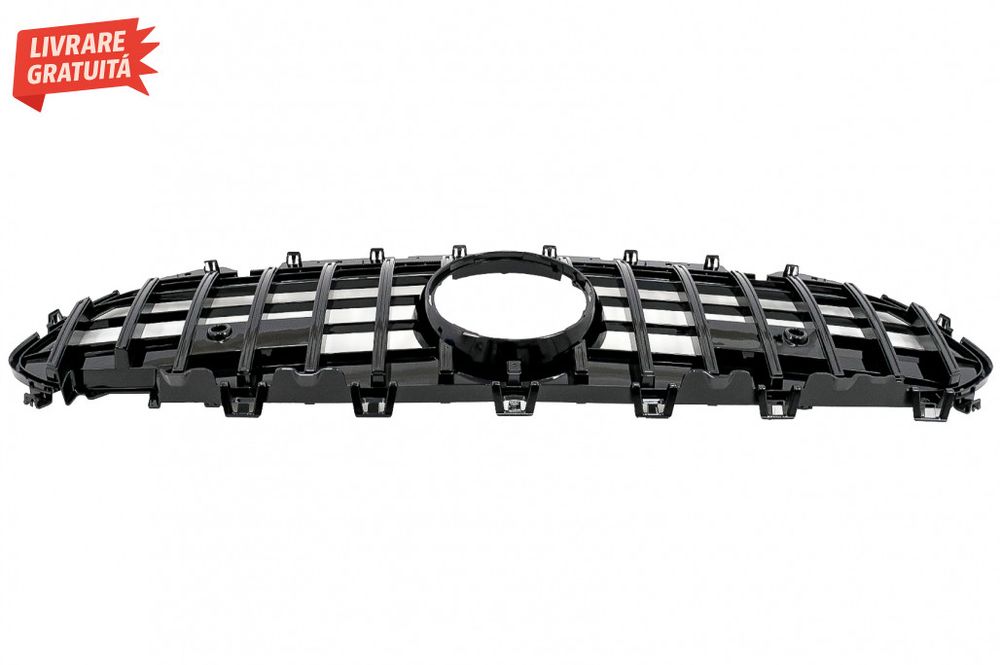 Grila Centrala Mercedes CLS-Class C257 (2018+) GTR Design Negru Lucios