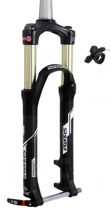 Вилка алуминий SR RAIDON-XC RLR DS 27.5", 100-120мм, Remote, ос 15х100