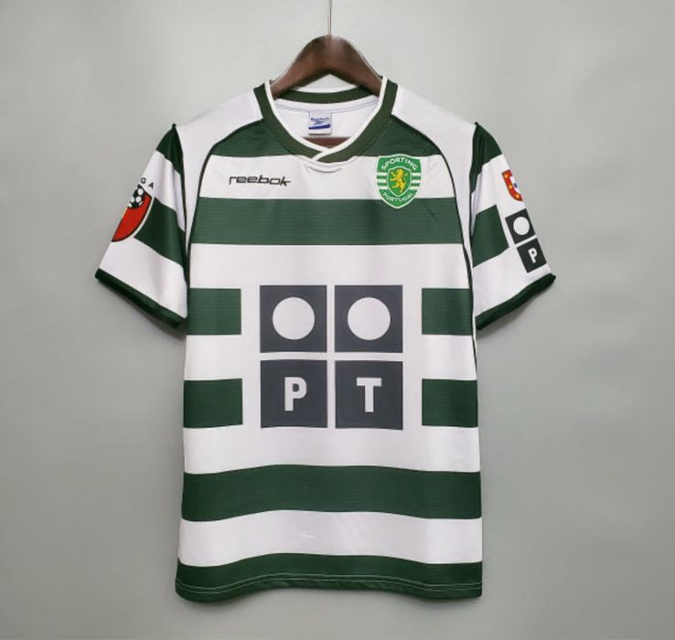 Tricou de fotbal C. Ronaldo #28 Sporting CP, sezon 2002/2003, RETRO